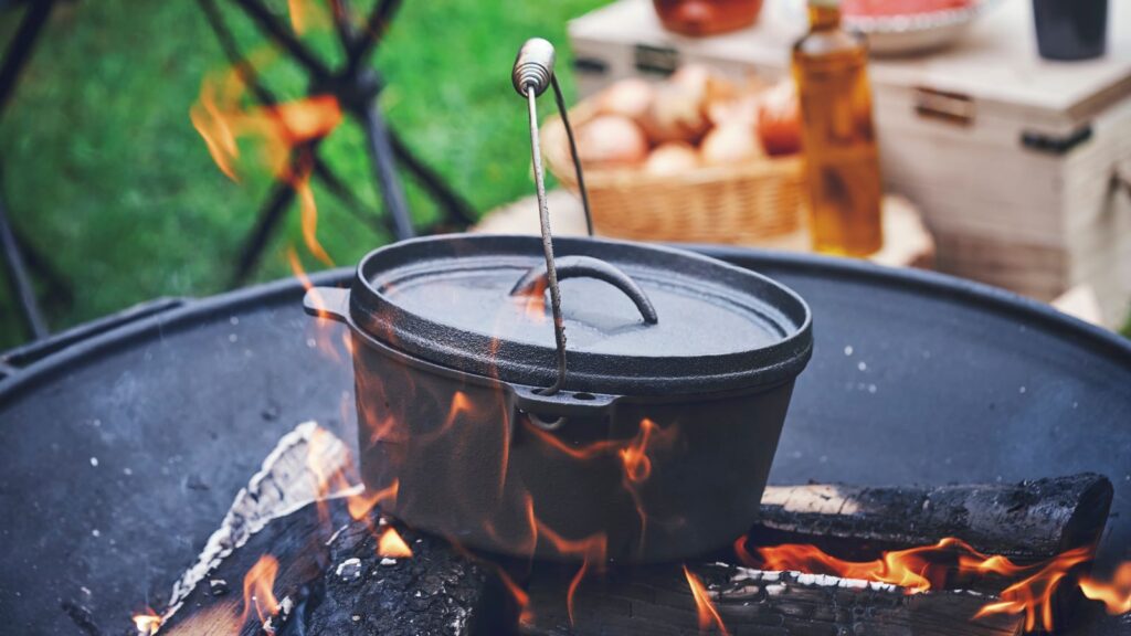 Dutch oven camping
